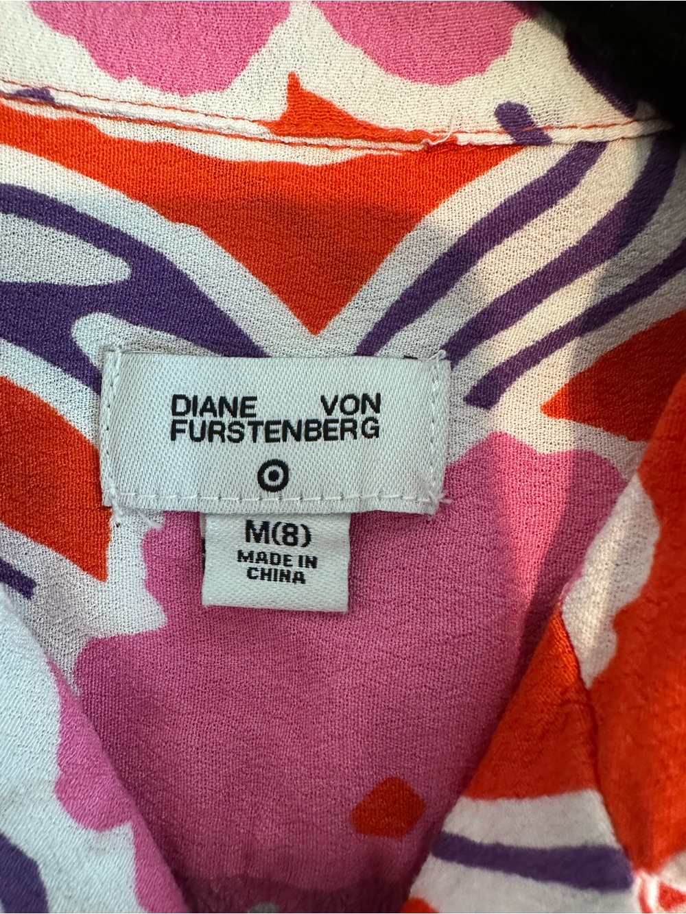 Diane Von Furstenberg for Target Pink Floral Girls Floral Groove Jumpsuit Med. 8 - Picture 5 of 5